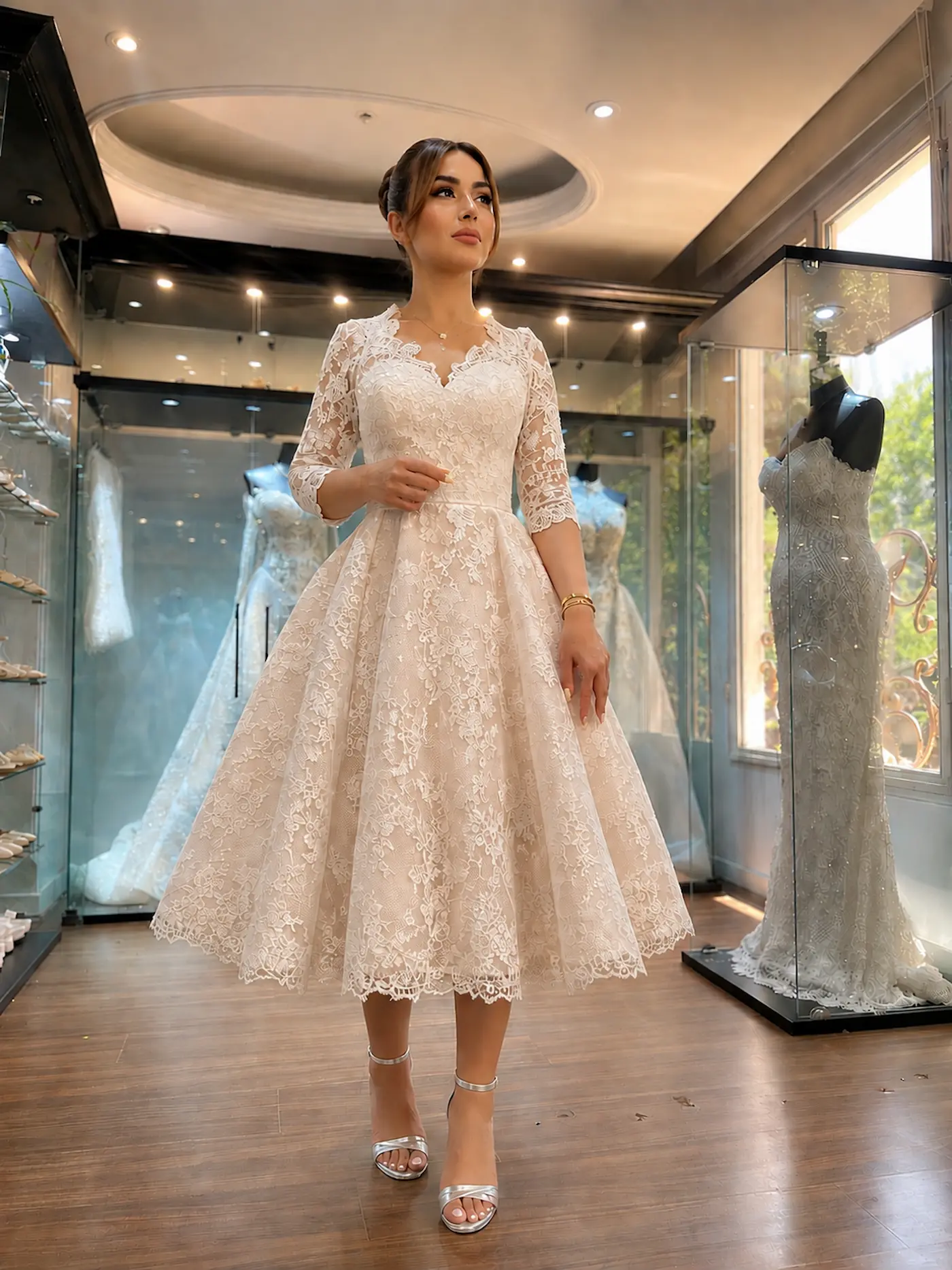 Civil Wedding Dress | Pearl-Magnolia Image — 5