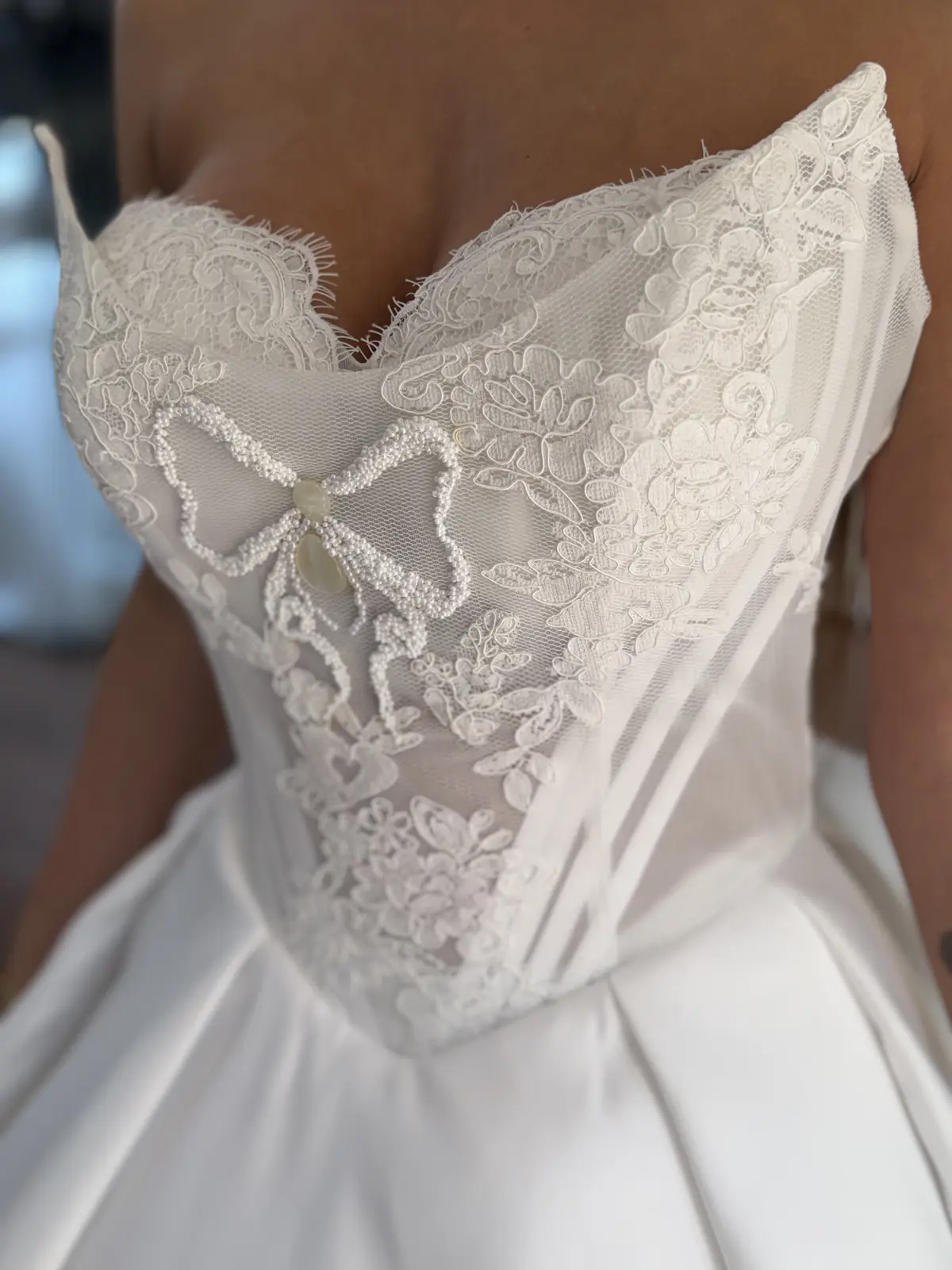 Bridal Dress | White-Grandelle Image — 6